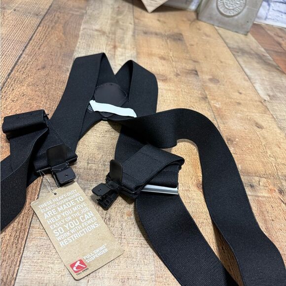 CARHARTT Utility Full Swing Suspenders Heavy Duty Size 52 nwt black - Picture 8 of 8